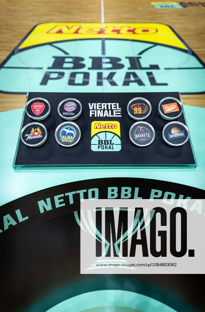 Basketball Berlin, October 19, 2026; 2026–2027 Season; Netto BBL Cup Round of 16; Alba Berlin; BMA365; Bamberg Baskets; Quarterfinal Draw; Matchups