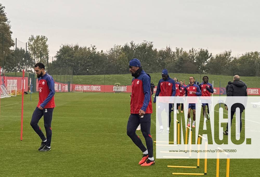 LOSC Lille training session ahead of UEFA Champions League match against Galatasaray CAMPHIN-EN-PEVELE, FRANCE - OCTOBER 20: Players of LOSC Lille take part in a training session at the Domaine de Luchin training facilities ahead of their UEFA Champions League league phase week 3 football match against Galatasaray in Camphin-en-Pevele, France, on October 20, 2026. Murat Karadag Anadolu Camphin-en-pevele France. Editorial use only. Please get in touch for any other usage.