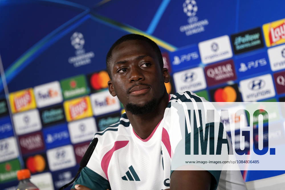 Real Madrid CF s Ibrahima Konate in press conference, PK, Pressekonferenz after raining session prior to the Champions League round 3 match against RB Leipzig. October 20 2026. (20261020261)