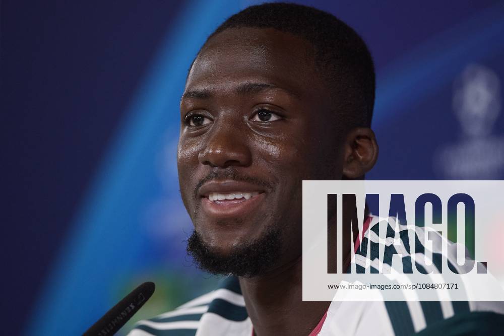Ibrahima Konate (Real Madrid CF) attends a press conference, PK, Pressekonferenz on the eve of the UEFA Champions League 2026 2027 match between Real Madrid CF and RB Leipzig..Real Madrid CF is holding a press conference ahead of its third UEFA Champions League game. UEFA Champions League 2026 2027 - Real Madrid CF Press Conference In Madrid, Spain - 20 Oct 2026 - ZUMAs197 20261020_aaa_s197_069