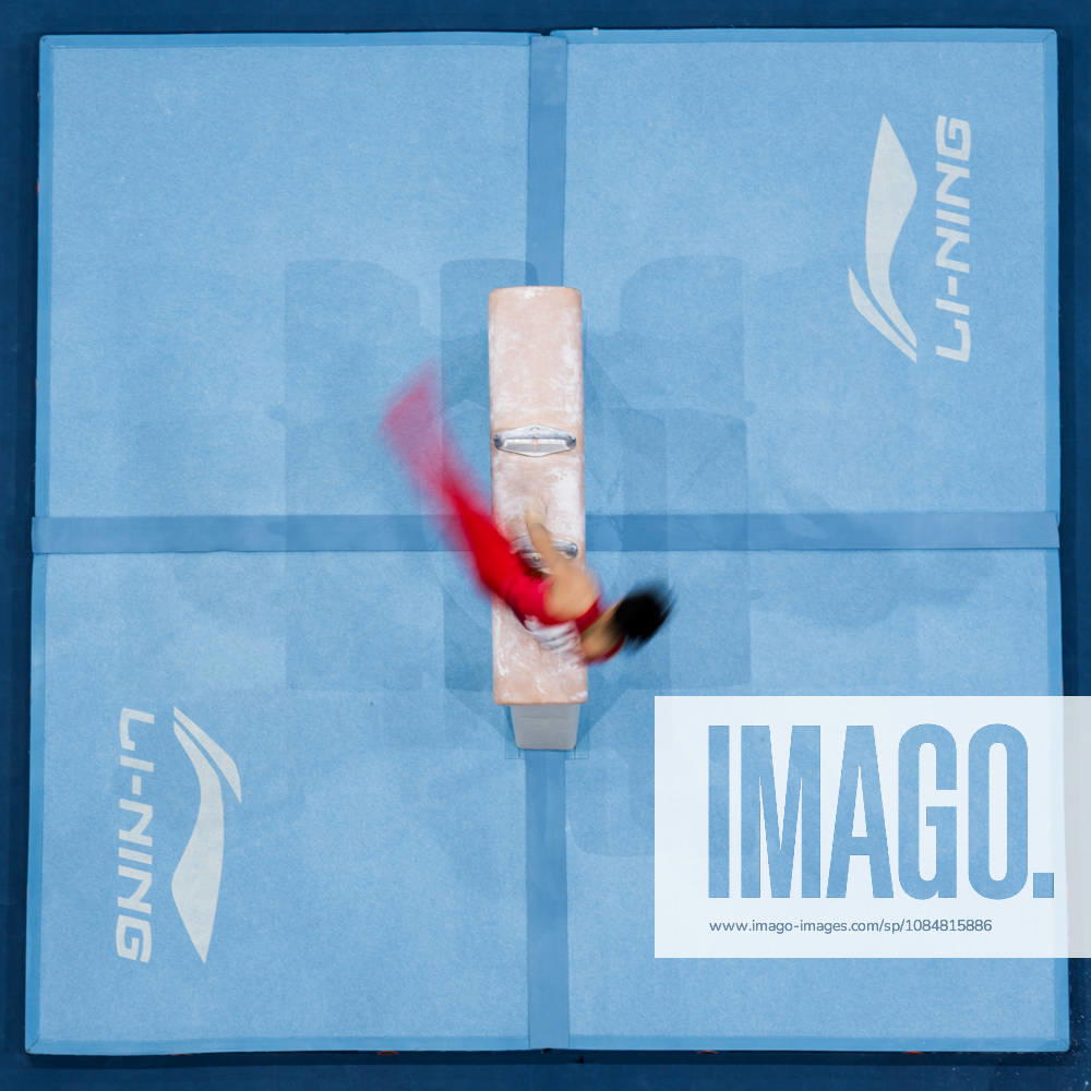 Jingyuan Zou of China competes on the pommel horse during the men’s team final on day four of the 2026 Artistic Gymnastics World Championships on October 20, 2026 in Rotterdam. Photo by Joel Marklund, BILDBYRÅN. Code: JM JM0861 bbeng artistic gymnastics gymnastics world championships team final