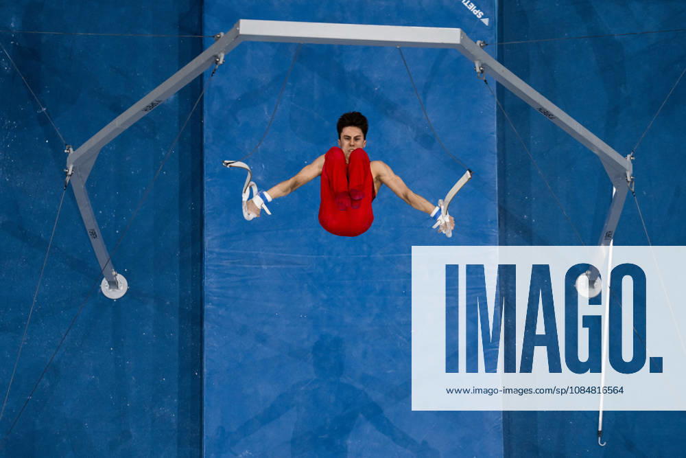 Arsenii Dukhno of Russia competes on the parallel bars during the men’s team final on day four of the 2026 Artistic Gymnastics World Championships on October 20, 2026 in Rotterdam. Photo by Joel Marklund, BILDBYRÅN. Code: JM JM0861 bbeng artistic gymnastics gymnastics world championships team final