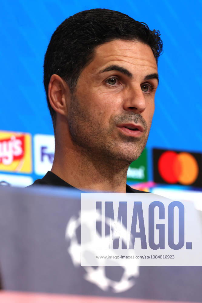 Arsenal press conference, PK, Pressekonferenz Champions League Arsenal Manager, Mikel Arteta during the Arsenal MD-1 Press Conference ahead of Bayern Munich vs Arsenal, Allianz Arena, Munich, Germany on 20 October 2026 Credit: Tiego Grenho Every Second Media Editorial use only. All images are copyright Every Second Media Limited. No images may be reproduced without prior permission.