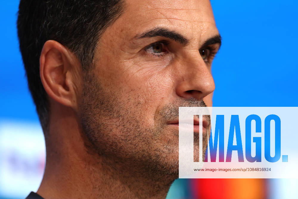 Arsenal press conference, PK, Pressekonferenz Champions League Arsenal Manager, Mikel Arteta during the Arsenal MD-1 Press Conference ahead of Bayern Munich vs Arsenal, Allianz Arena, Munich, Germany on 20 October 2026 Credit: Tiego Grenho Every Second Media Editorial use only. All images are copyright Every Second Media Limited. No images may be reproduced without prior permission.