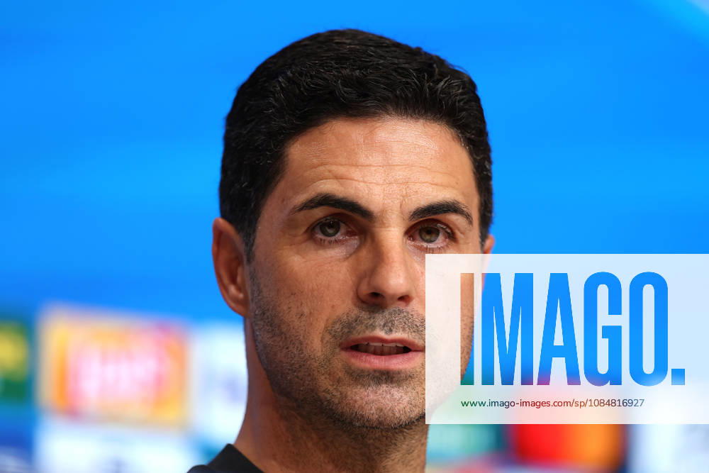 Arsenal press conference, PK, Pressekonferenz Champions League Arsenal Manager, Mikel Arteta during the Arsenal MD-1 Press Conference ahead of Bayern Munich vs Arsenal, Allianz Arena, Munich, Germany on 20 October 2026 Credit: Tiego Grenho Every Second Media Editorial use only. All images are copyright Every Second Media Limited. No images may be reproduced without prior permission.