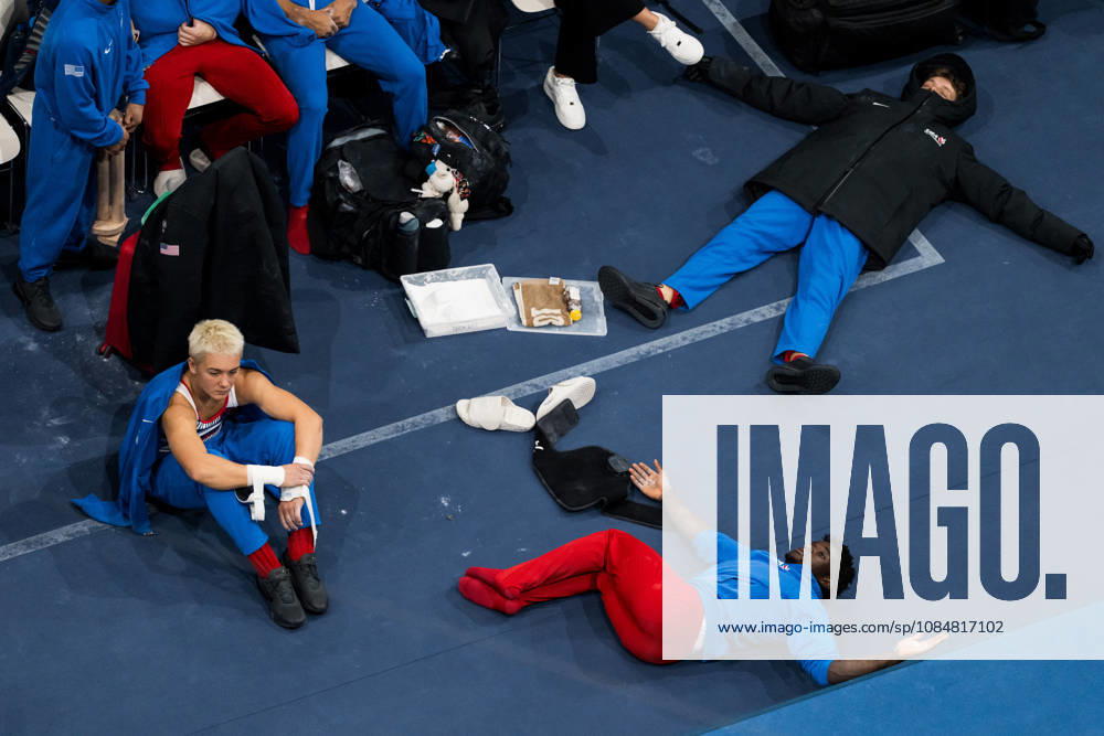 Athletes from Team United States during the men’s team final on day four of the 2026 Artistic Gymnastics World Championships on October 20, 2026 in Rotterdam. Photo by Joel Marklund, BILDBYRÅN. Code: JM JM0861 bbeng artistic gymnastics gymnastics world championships team final