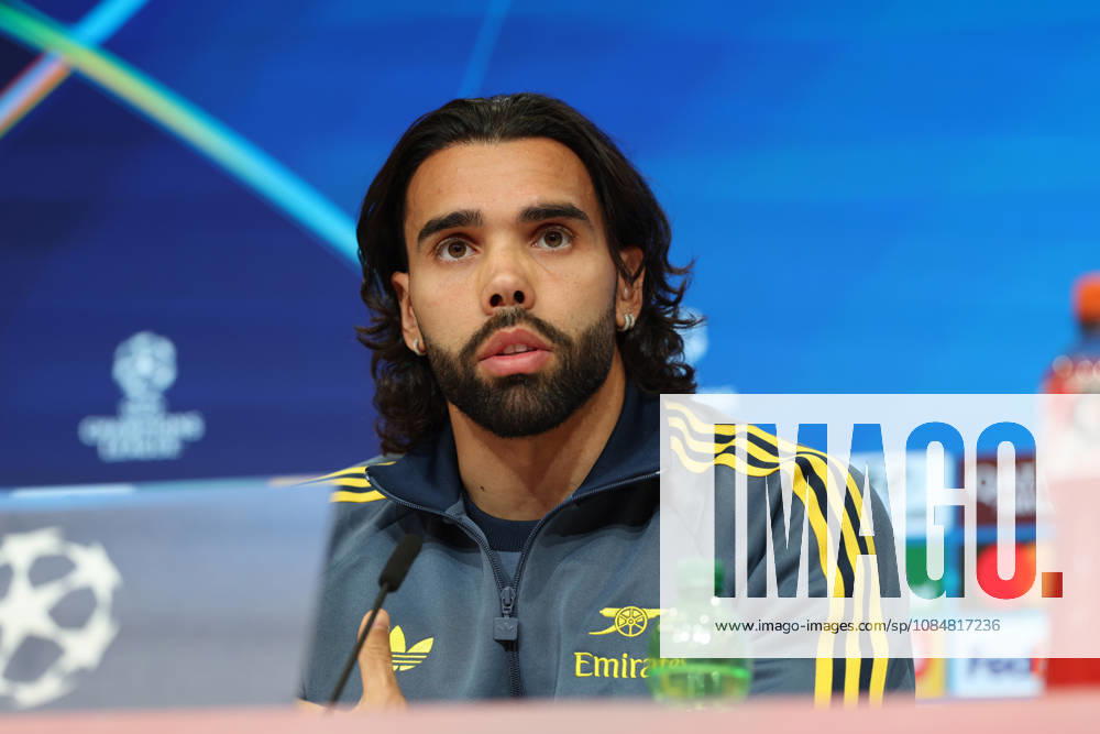 David Raya, Arsenal FC, No. 01 at the press conference, GER, press conference, Arsenal FC, soccer, UEFA Champions League, Matchday 3, group stage, 2026–2027 season, October 20, 2026, GER, press conference, Arsenal FC, soccer, UEFA Champions League, Matchday 3, group stage, 2026–2027 season, October 20, 2026, Munich