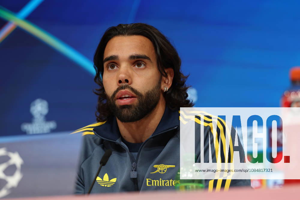 David Raya, Arsenal FC, No. 01 at the press conference, GER, press conference, Arsenal FC, soccer, UEFA Champions League, Matchday 3, group stage, 2026–2027 season, October 20, 2026, GER, press conference, Arsenal FC, soccer, UEFA Champions League, Matchday 3, group stage, 2026–2027 season, October 20, 2026, Munich