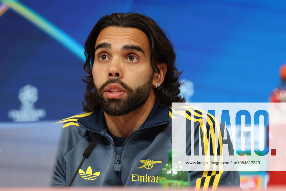 David Raya, Arsenal FC, No. 01 at the press conference, GER, press conference, Arsenal FC, soccer, UEFA Champions League, Matchday 3, group stage, 2026–2027 season, October 20, 2026, GER, press conference, Arsenal FC, soccer, UEFA Champions League, Matchday 3, group stage, 2026–2027 season, October 20, 2026, Munich
