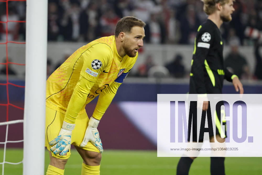 Jan Oblak, Atlético Madrid, 13, Germany, soccer, UEFA Champions League, Matchday 3, 2026–2027, VfB Stuttgart vs. Atlético Madrid, October 20, 2026, Stuttgart Arena, Stuttgart, Germany