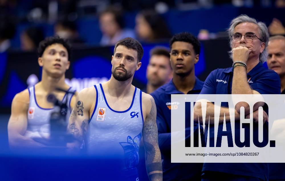 ROTTERDAM - Casimir Schmidt during the men s team final at the World Gymnastics Championships in Rotterdam Ahoy. IRIS VAN DEN BROEK ANP ANPxSportx IVx 573093793 originalFilename: 573093793
