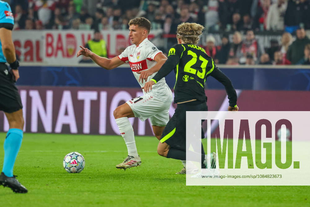 VfB Stuttgart vs. Atlético Madrid Germany, Stuttgart, October 20, 2026, Soccer, UEFA Champions League, 2026–2027 Season, VfB Stuttgart vs. Atlético Madrid Grischa Prömel VfB Stuttgart