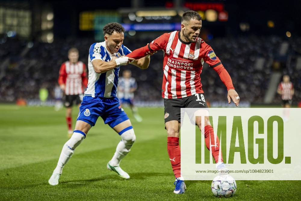 PORTO - (lr) PepÃª of FC Porto and Filip Kostic of PSV Eindhoven during the UEFA Champions League match between FC Porto and PSV Eindhoven at the Estadio Do Dragao, on 20 October 2026 in Porto, Portugal. MORITZ MUELLER ANP ANPxSportx IVx 573101330 originalFilename: 573101330