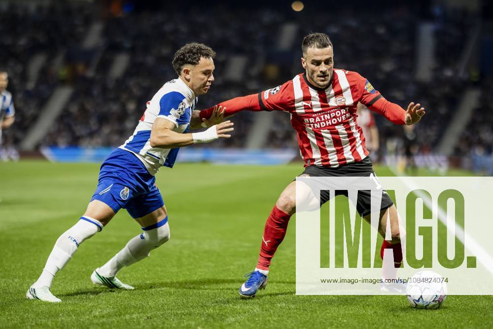 PORTO - (lr) PepÃª of FC Porto and Filip Kostic of PSV Eindhoven during the UEFA Champions League match between FC Porto and PSV Eindhoven at the Estadio Do Dragao, on 20 October 2026 in Porto, Portugal. MORITZ MUELLER ANP ANPxSportx IVx 573101450 originalFilename: 573101450