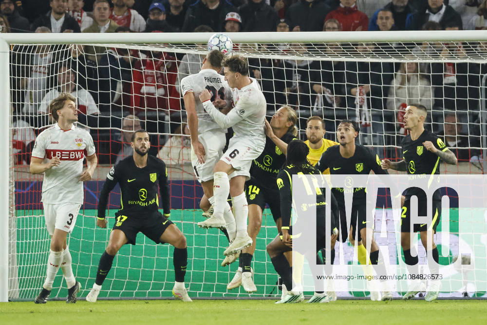 In the penalty area of Atlético Madrid, Germany, soccer, UEFA Champions League, Matchday 3, 2026–2027, VfB Stuttgart vs. Atlético Madrid, October 20, 2026, Stuttgart Arena, Stuttgart, Germany