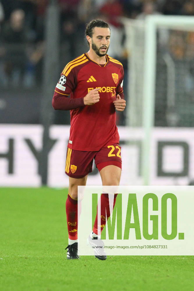 SOCCER - UEFA Champions League - AS Roma vs. Slovan Bratislava Photo by IPA ABACAPRESS.COM89963796 - Mario Hermoso of Roma in action during the UEFA Champions League soccer match between Roma and Slovan Bratislava at the Olimpico Stadium on October 20, 2026, in Rome, Lazio. During the AS Roma vs. Slovan Bratislava UEFA Champions League soccer match in Rome, Italy, on October 20, 2026 Rome Italy
