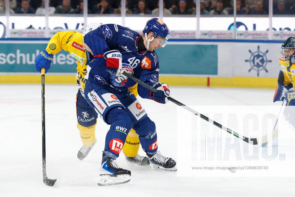 Swiss Life Arena, Zurich, SWITZERLAND, 2026–2027 Season, Men s Ice Hockey National League, ZSC Lions vs. HC Davos, Dean Kukan, ZSC Lions