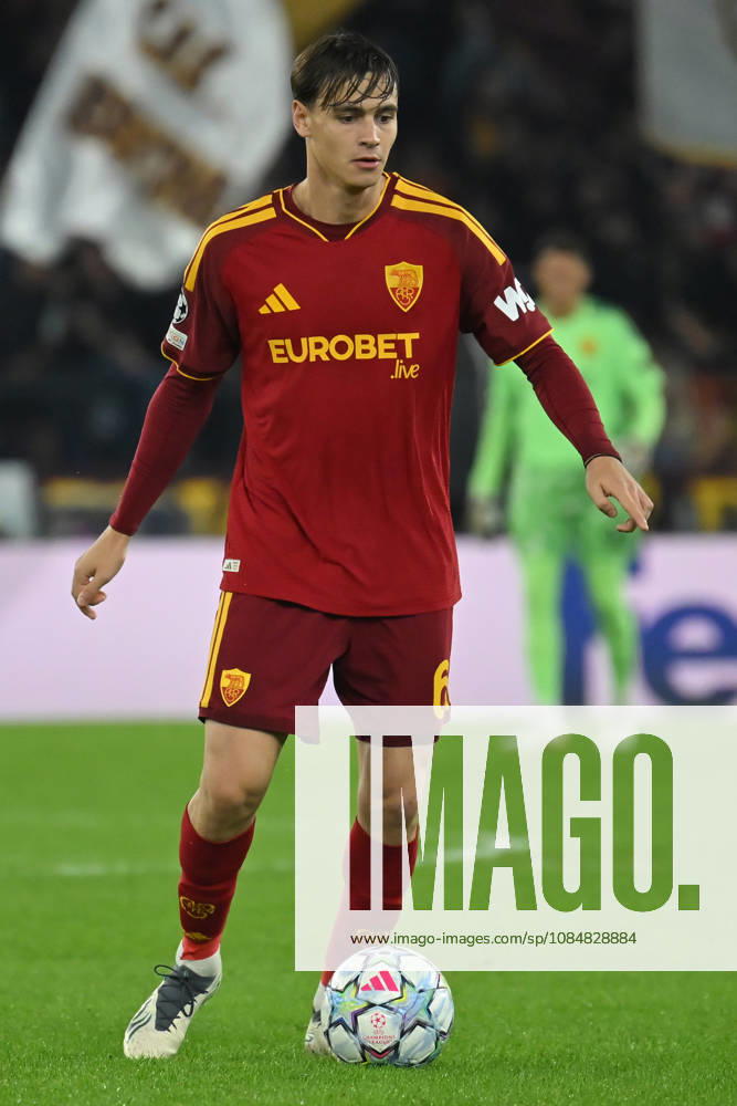 2026,Roma-Slovan Bratislava Niccolo Pisilli of Roma during the Champions League match Championship phase Matchday 3 Roma-Slovan Bratislava at the Stadio Olimpico. Rome (Italy), October 20, 2026 during the Champions League match Championship phase Matchday 3 Roma-Slovan Bratislava at the Stadio Olimpico. Rome (Italy), October 20, 2026 Imago-images Emmefoto