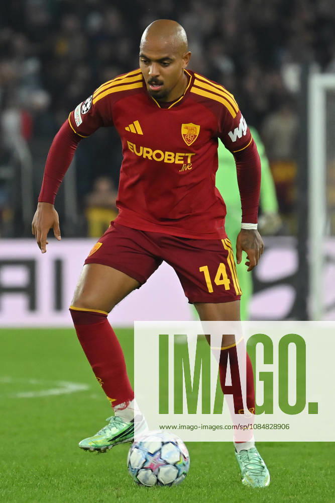 2026,Roma-Slovan Bratislava Donyell Malen of Roma during the Champions League match Championship phase Matchday 3 Roma-Slovan Bratislava at the Stadio Olimpico. Rome (Italy), October 20, 2026 during the Champions League match Championship phase Matchday 3 Roma-Slovan Bratislava at the Stadio Olimpico. Rome (Italy), October 20, 2026 Imago-images Emmefoto