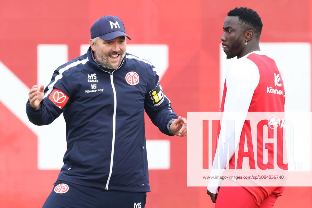 MICHAEL SILBERBAUER, SILAS KATOMPA MVUMPA TRAINING 1 FSV MAINZ 05 MAINZ