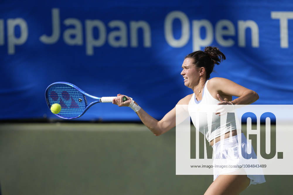 WTA, Tennis Damen Kinoshita Group Japan Open - Day 3 Miriam Skoch of the Czech Republic plays with partner Jesika Maleckova of the Czech Republic during their quarterfinal doubles match against Claire Liu of the United States and Kaitlin Quevedo of Spain at the 2026 Kinoshita Group Japan Open Women s tennis tournament at Utsubo Tennis Center in Osaka, Japan, on October 21, 2026. Osaka Japan
