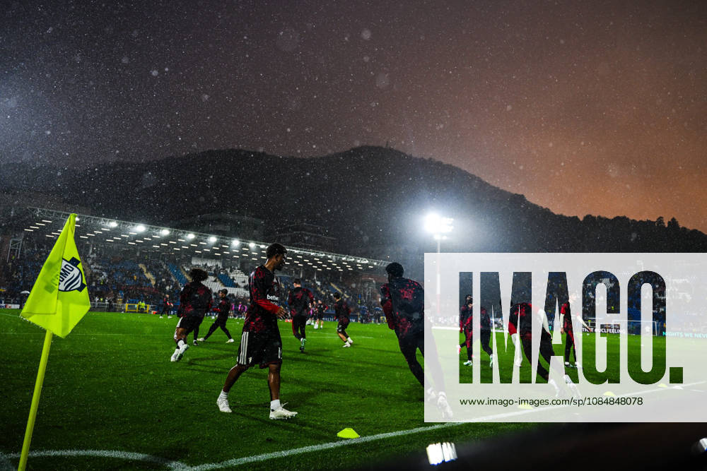 General view of Giuseppe Sinigaglia stadium in Como before the UEFA Champions League stage match Phase MD3 between Calcio Como and Manchester United, ManU Football Club at the Giuseppe Sinigaglia stadium in Como, north Italy - October 21, 2026 - Soccer.