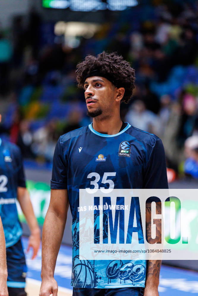 Roman Bedime (Frankfurt Skyliners, 35) during the BKT EuroCup match on gameday 4 between Frankfurt Skyliners vs. La Laguna Tenerife at Suwag Energie Arena on October 21, 2026 in Frankfurt, Germany Hessen Deutschland