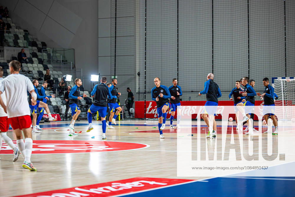 GORZOW, ARENA GORZOW, FUTSAL, ELIMINACJE MISTRZOSTW SWIATA (FIFA FUTSAL WORLD CUP 2028 QUALIFICATION), MECZ POLSKA - BOSNIA I HERZEGOWINA (POLAND - BOSNIA AND HERZEGOVINA) NZ rozgrzewka reprezentacji polski FOTO LUKASZ SKWIOT CYFRASPORT NEWSPIX.PL --- Newspix.pl 20261021CSLS00018