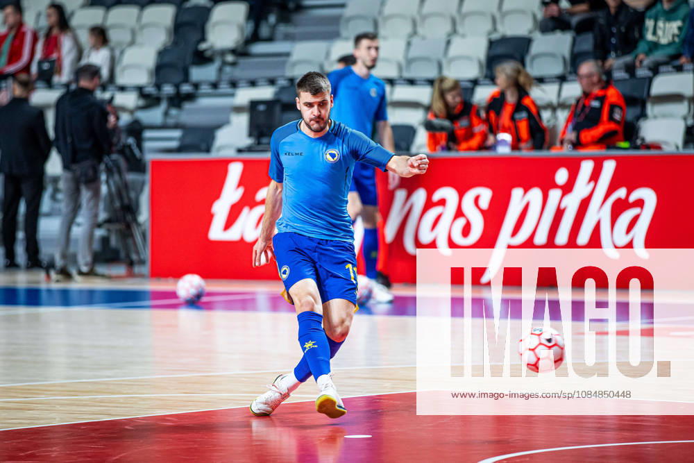 GORZOW, ARENA GORZOW, FUTSAL, ELIMINACJE MISTRZOSTW SWIATA (FIFA FUTSAL WORLD CUP 2028 QUALIFICATION), MECZ POLSKA - BOSNIA I HERZEGOWINA (POLAND - BOSNIA AND HERZEGOVINA) NZ rozgrzewka pilkarzy Bosni FOTO LUKASZ SKWIOT CYFRASPORT NEWSPIX.PL --- Newspix.pl 20261021CSLS00026