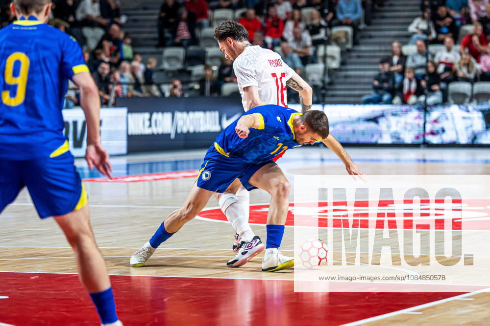 GORZOW, ARENA GORZOW, FUTSAL, ELIMINACJE MISTRZOSTW SWIATA (FIFA FUTSAL WORLD CUP 2028 QUALIFICATION), MECZ POLSKA - BOSNIA I HERZEGOWINA (POLAND - BOSNIA AND HERZEGOVINA) NZ DEJAN ZIVKOVIC GABRIEL GOES FOTO LUKASZ SKWIOT CYFRASPORT NEWSPIX.PL --- Newspix.pl 20261021CSLS00096