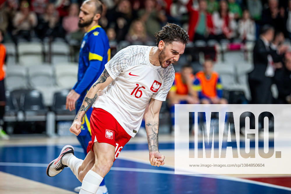 GORZOW, ARENA GORZOW, FUTSAL, ELIMINACJE MISTRZOSTW SWIATA (FIFA FUTSAL WORLD CUP 2028 QUALIFICATION), MECZ POLSKA - BOSNIA I HERZEGOWINA (POLAND - BOSNIA AND HERZEGOVINA) NZ GABRIEL GOES PEDRO BRAMKA RADOSC GOL GOAL FOTO LUKASZ SKWIOT CYFRASPORT NEWSPIX.PL --- Newspix.pl 20261021CSLS00113