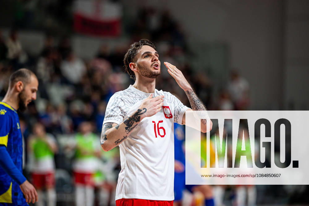 GORZOW, ARENA GORZOW, FUTSAL, ELIMINACJE MISTRZOSTW SWIATA (FIFA FUTSAL WORLD CUP 2028 QUALIFICATION), MECZ POLSKA - BOSNIA I HERZEGOWINA (POLAND - BOSNIA AND HERZEGOVINA) NZ GABRIEL GOES PEDRO BRAMKA RADOSC GOL GOAL FOTO LUKASZ SKWIOT CYFRASPORT NEWSPIX.PL --- Newspix.pl 20261021CSLS00116