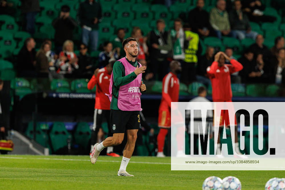 Goncalo Inacio seen in football match between Sporting CP and LASK in UEFA Champions League 2026 27 at Estadio JosÃ Alvalade, Lisboa, Portugal (Luis Loureiro Ball Raw Images PT) Lisboa Estadio JosÃ Alvalade Portugal