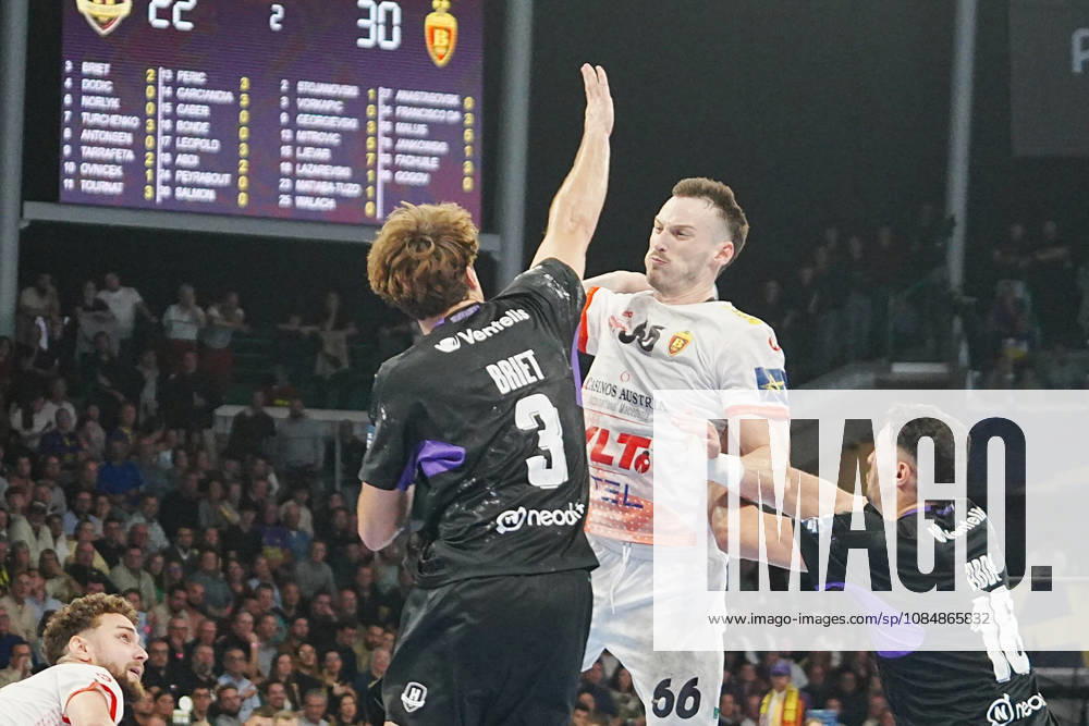 Nantes 21 Octobre 2026 66 Jaka Malus of Varda Skopje during the EHF Champions League, handball match between HBC Nantes and Vardar Skopje on 21 October 2026 at H Arena in Nantes, France - Photo Nantes France - ZUMAl193 20261021_zsp_l193_061
