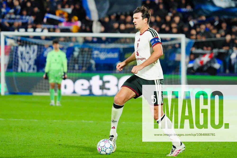 IPA90008173 - Harry Maguire Manchester United, ManU during the Como 1907 vs. Manchester United UEFA Champions League soccer match in Como, Italy, on October 21, 2026