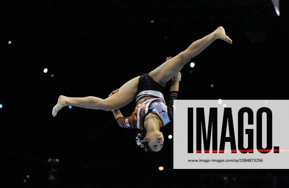 Haruka Nakamura of Japan on the balance beam during the artistic gymnastics competition on Day 5 of the World Championships at Ahoy in Rotterdam, Netherlands, on October 21, 2026. DeFodi Images