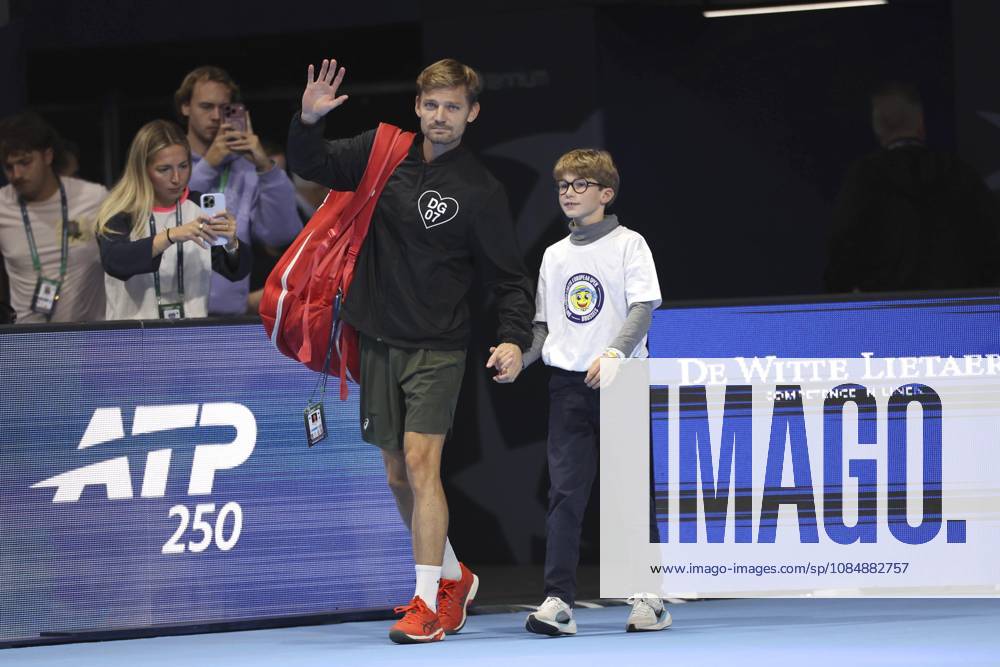 Goffin v Michelsen BNP Paribas Fortis European Open Tennis - 22 10 2026 BRUSSELS, BELGIUM - OCTOBER 22 : David Goffin (BEL) playing against Alex Michelsen (USA) during the BNP Paribas Fortis European Open Round of 16 pictured on October 22, 2026 in Brussels, Belgium, 22 10 2026 Brussels Belgium