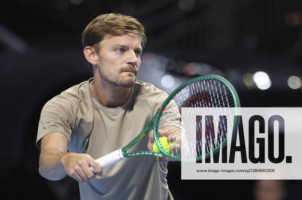 Goffin v Michelsen BNP Paribas Fortis European Open Tennis - 22 10 2026 BRUSSELS, BELGIUM - OCTOBER 22 : David Goffin (BEL) playing against Alex Michelsen (USA) during the BNP Paribas Fortis European Open Round of 16 pictured on October 22, 2026 in Brussels, Belgium, 22 10 2026 Brussels Belgium