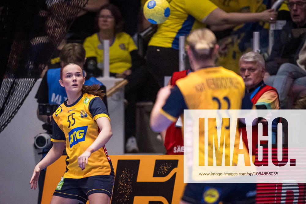 Handball, Women, International Friendly, Sweden vs. Brazil, October 22, 2022: Clara Petersson Bergsten of Sweden during the international friendly handball match between Sweden and Brazil on October 22, 2026 in Alingsas. Photo by Christoffer Borg Mattisson, BILDBYRÅN COP 261 CB0565 handball, Swedish national handball team, Sweden, Brazil, women s national team, BBeng