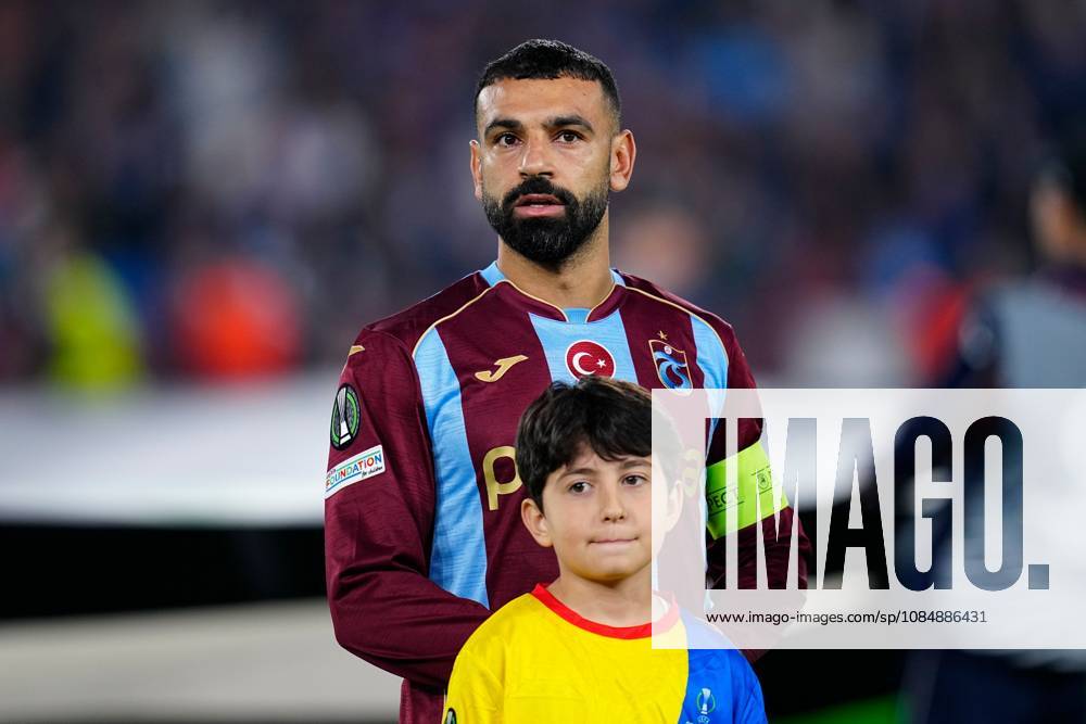 Mohamed Salah of Trabzonspor lines up ahead of kick-off. Trabzonspor v Heart of Midlothian, UEFA Conference League, Football, Papara Park, Trabzon, Turkey - 22 Oct 2026Trabzon Papara Park Turkey