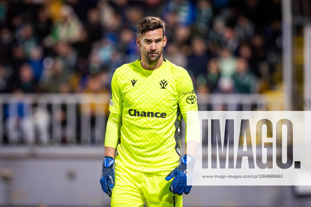 JABLONEC - BRIGHTON Jan Hanus of Jablonec during the matchday 2 of League phase round of UEFA Conference league football match between FK Jablonec and Brighton and Hove Albion at Stadion Strelnice. Jablonec nad Nisou, Czechia, October 22, 2026. Photo by Branislav Racko