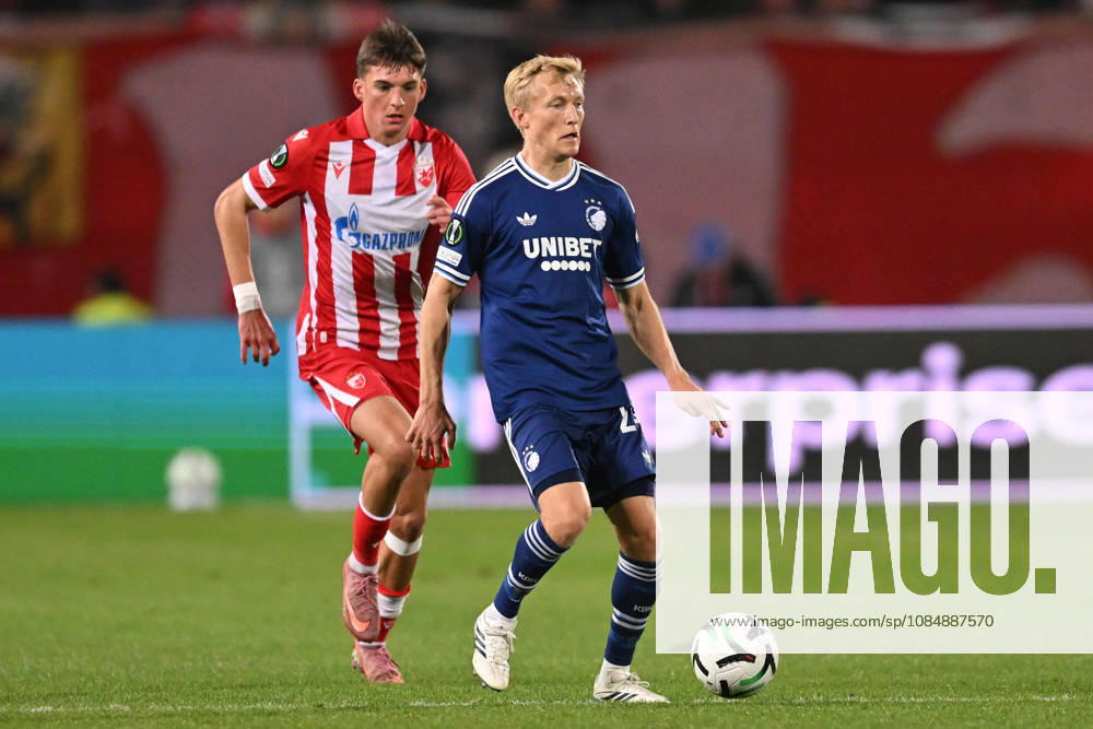 CRVENA ZVEZDA vs COPENHAGEN BIRGER MELING football Crvena zvezda vs Copenhagen, UEFA Conference league match at Rajko Mitic stadium, Belgrade 22.10.2026 Foto: FOOTBALL, UEFA CONFERENCE LEAGUE, CRVENA ZVEZDA, RED STAR, COPENHAGEN Belgrade Rajko Mitic stadium Serbia