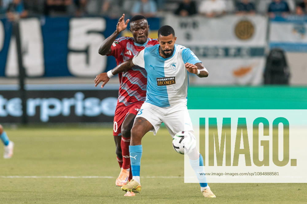 ANDERSON 33 of Pafos in action during the Conference League Matchday 2 game between Pafos and Riga at Alpha Mega Stadium in Kolossi,Limassol,Cyprus on 22 of October 2026. Cyprus Sports - October 22, 2026 - ZUMAk195 20261022_znp_k195_010