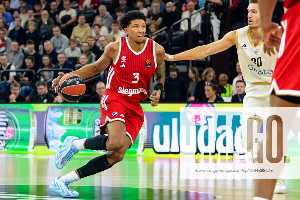 Basketball, EuroLeague, 20261022, FC Bayern Munich Dubai Basketball In the photo: MarJon Beauchamp, Bayern, 3, Munich, SAP Garden, Bayern, Germany