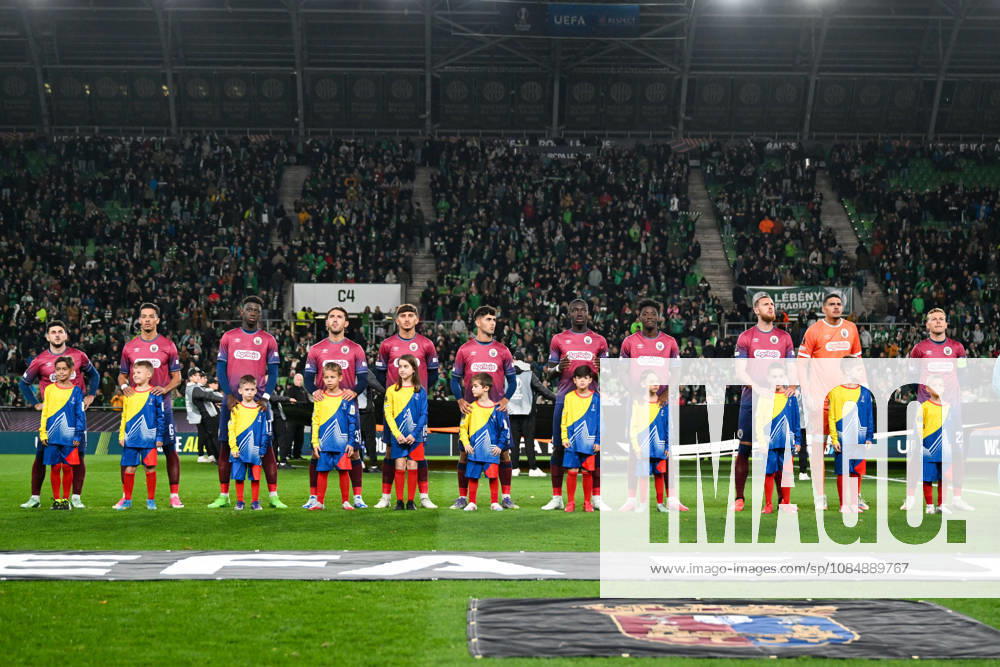 IPA90040455 - SCU Torreense during Matchday 3 of the UEFA Europa League, in the match between Ferencvaros T.C. and SCU Torreense on October 22, 2026, at Ferencvaros Stadion in Budapest, Hungary