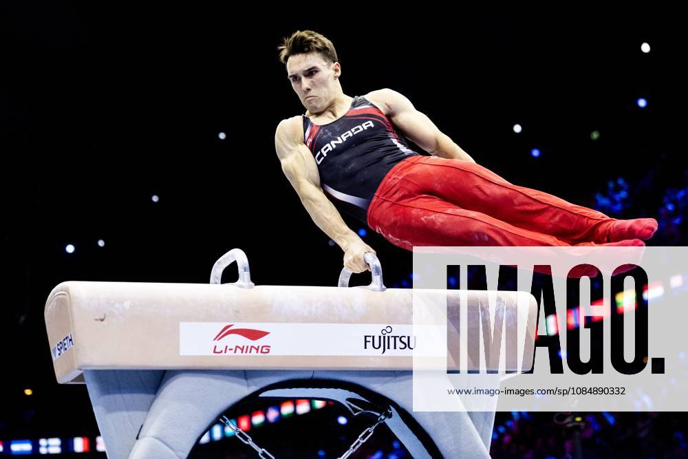 ROTTERDAM - Samuel Zakutney (CAN) during the All-Around final at the World Gymnastics Championships in Rotterdam Ahoy. IRIS VAN DEN BROEK ANP ANPxSportx IVx 573290117 originalFilename: 573290117