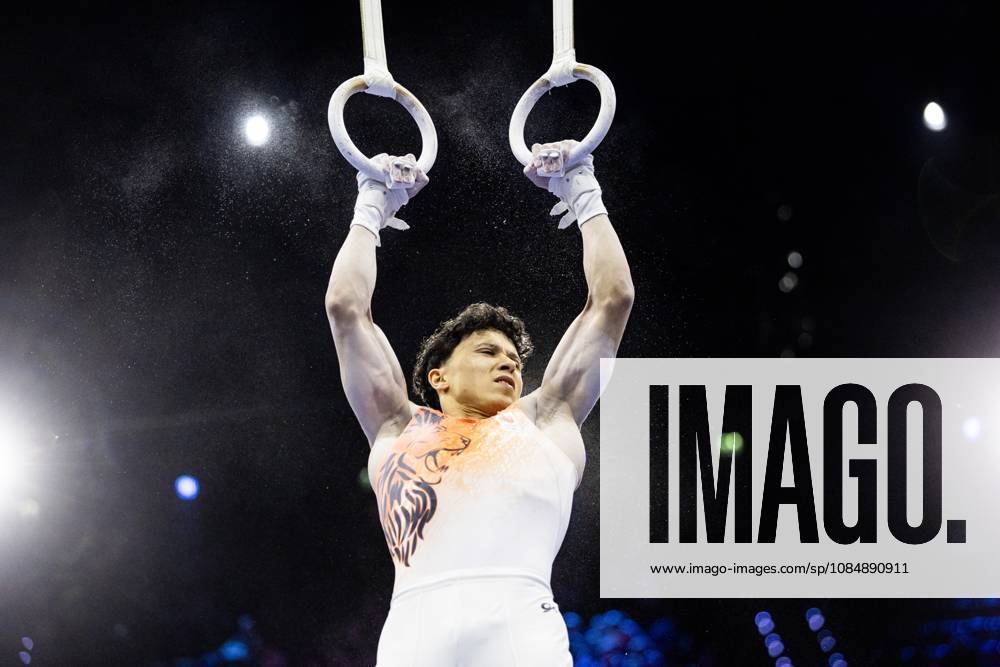 ROTTERDAM - Jermain Gruenberg (NED) during the All-Around final at the World Gymnastics Championships in Rotterdam Ahoy. IRIS VAN DEN BROEK ANP ANPxSportx IVx 573291560 originalFilename: 573291560