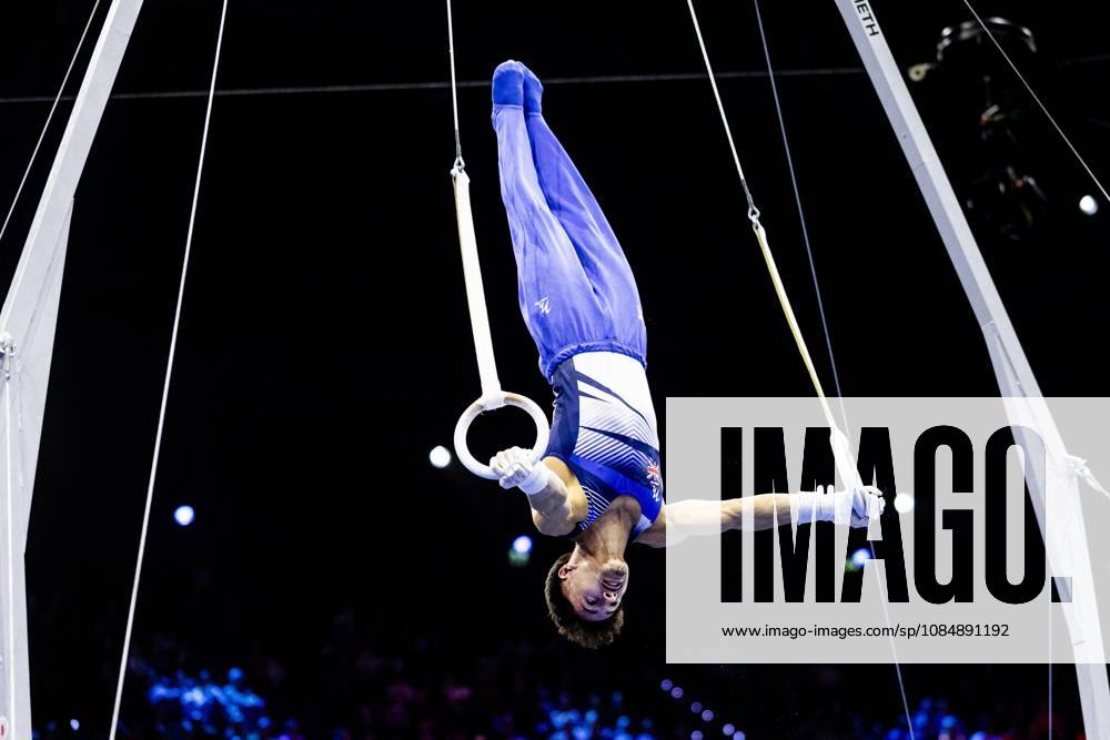 ROTTERDAM - Jake Jarman (GBR) during the All-Around final at the World Gymnastics Championships in Rotterdam Ahoy. IRIS VAN DEN BROEK ANP ANPxSportx IVx 573292050 originalFilename: 573292050