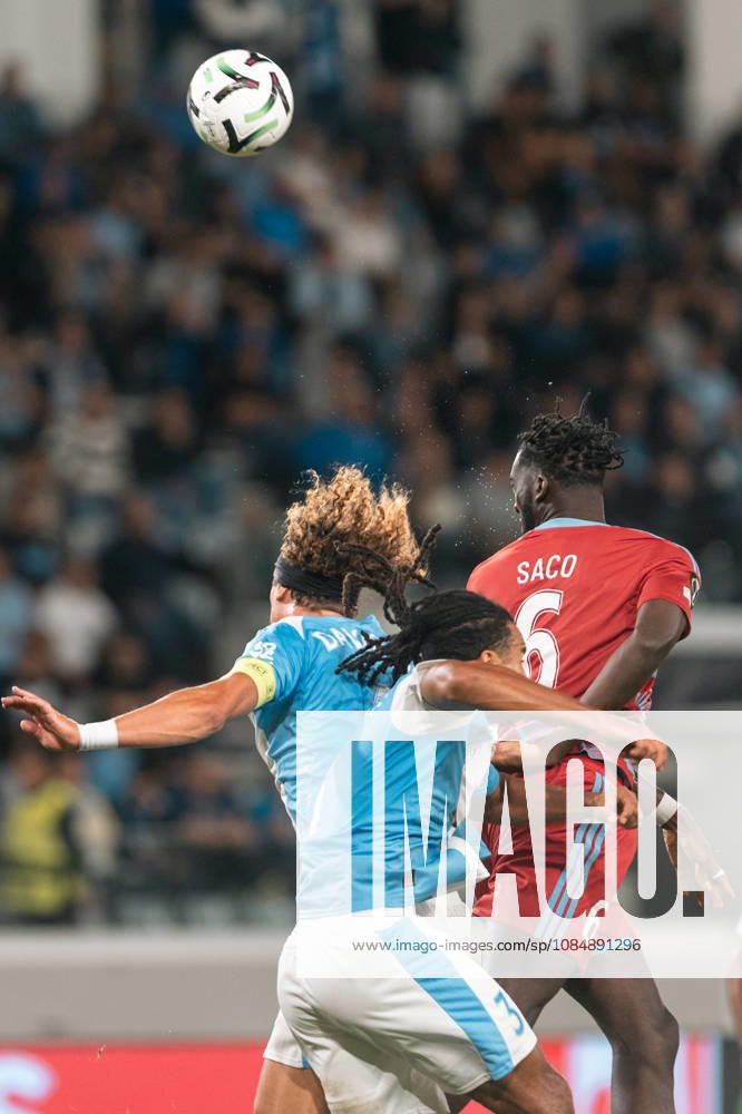 COLI SACO 6 of Riga in action during the Conference League Matchday 2 game between Pafos and Riga at Alpha Mega Stadium in Kolossi,Limassol,Cyprus on 22 of October 2026. Cyprus Sports - October 22, 2026 - ZUMAk195 20261022_znp_k195_032