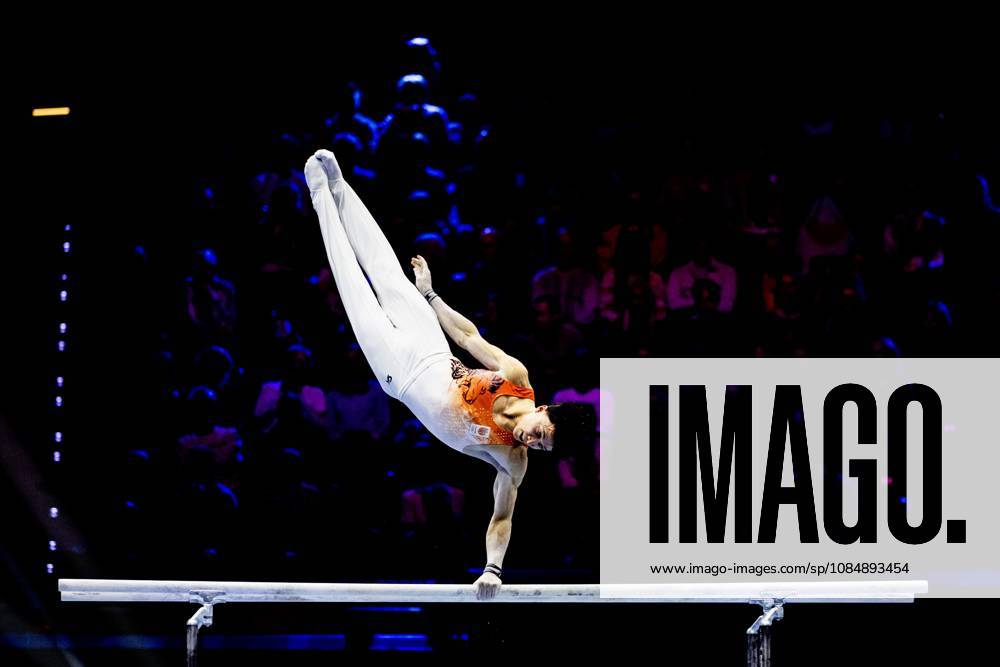 ROTTERDAM - Jermain Gruenberg (NED) during the All-Around final at the World Gymnastics Championships in Rotterdam Ahoy. IRIS VAN DEN BROEK ANP ANPxSportx IVx 573295199 originalFilename: 573295199